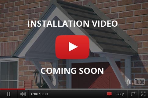 Brent Door Canopy Installation